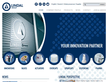 Tablet Screenshot of lindalgroup.com